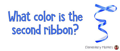 What Color is the Ribbon? A simple strategy to help students solve math word problems.