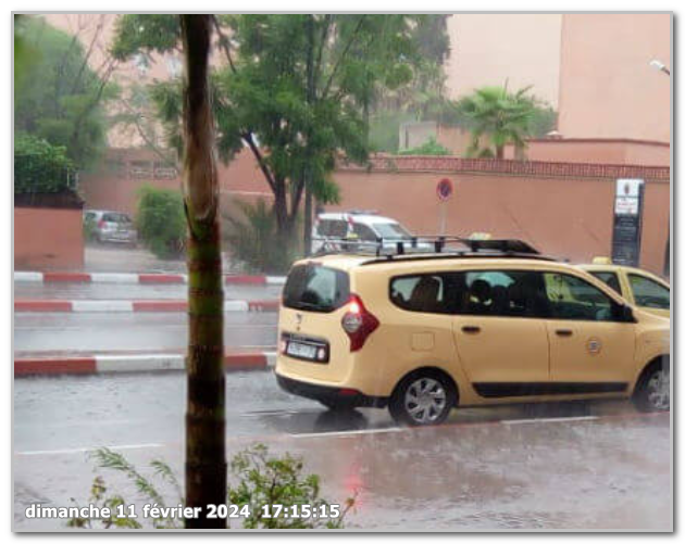 مراكش تستقبل أقل من میلیمتر من الأمطار خلال 24 ساعة الماضية
