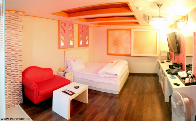 Habitación de motel coreano