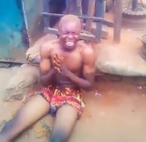 VIDEO: YAHOO BOY RUNS MAD AND STARTS CONFESSING AT HIS FATHER’S FUNERAL