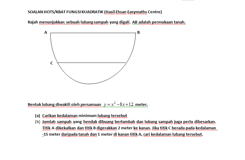 Guru Matematik Tambahan SM Sains Teluk Intan: CONTOH 