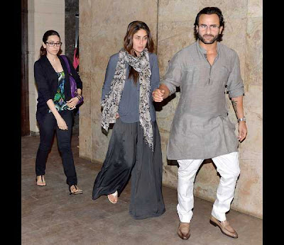 KAREENA KAPOOR KHAN with SAIF ALI KHAN