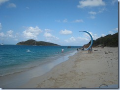 Kite surfer on Prickly Pear