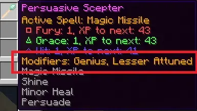 Modifiers