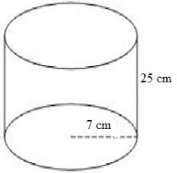 Contoh Soal Matematika SD perihal Luas Permukaan Tabung ini ialah beberapa soal latihan u Contoh Soal Luas Permukaan Tabung Matematika SD