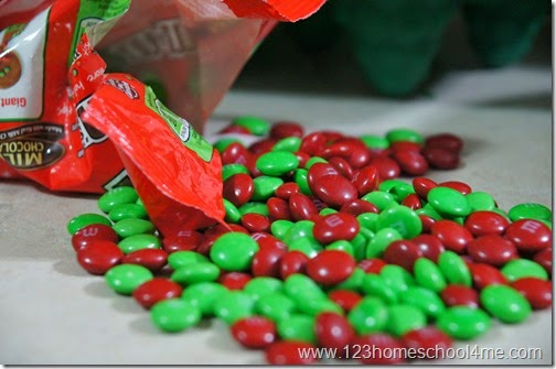 christmas m&ms