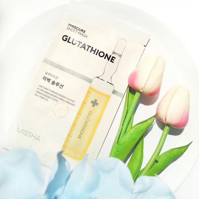 Review Missha Mascure Sheet Mask Glutathione