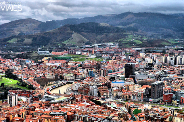 vistas de bilbao desde monte artxanda