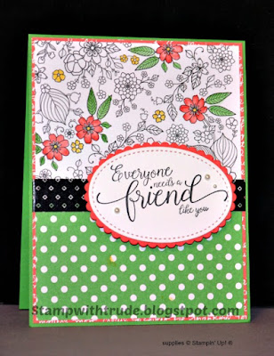 April Club Card, Stampin' Up!, Stamp with Trude, Suite Sentiments