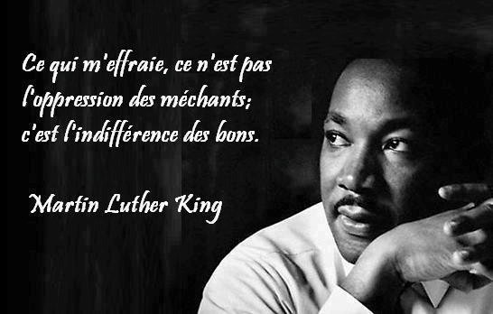 Les Citations Du Jour Martin Luther King Jean Luc Dion 25 07 13 L Arbre Aux Clochettes