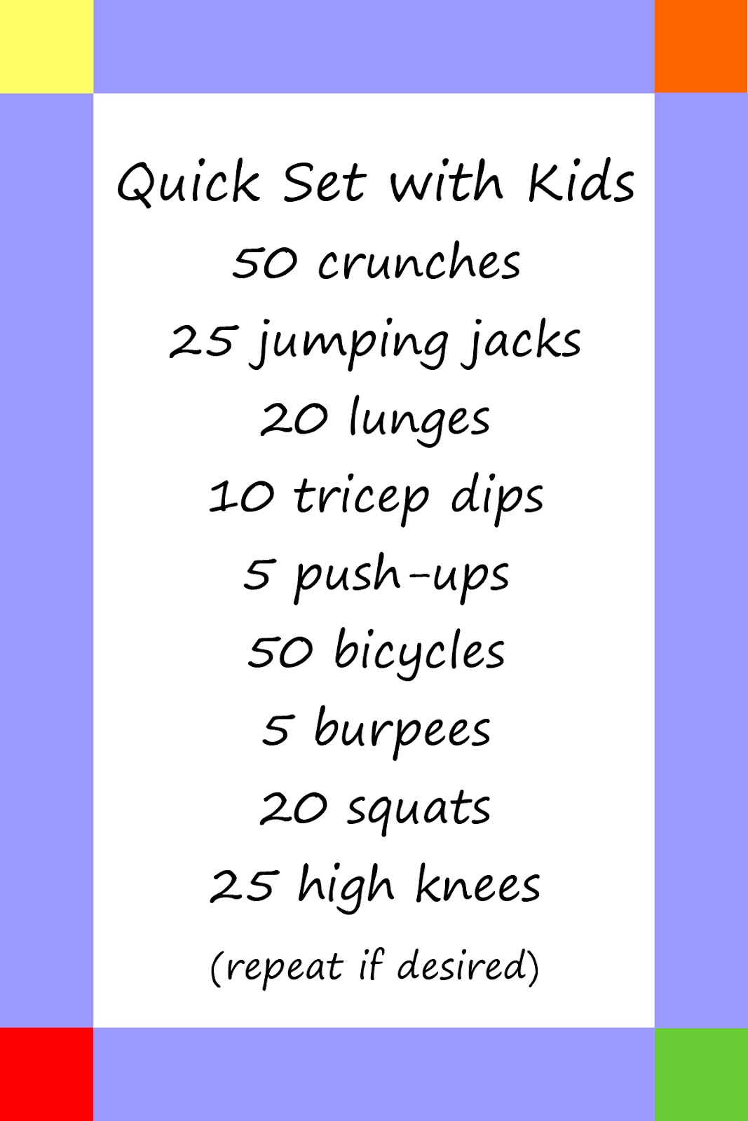 Udall Update: Quick Set with Kids
