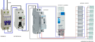 MINUTERO DE ESCALERA MAS CONTACTOR