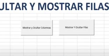 Insertar botones en excel