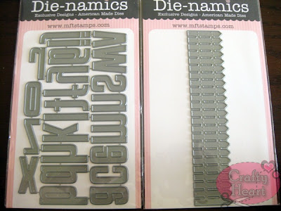 My Favorite Thing Die-namics dies - High-Rise Alphabet Lowercase, Picket Fence