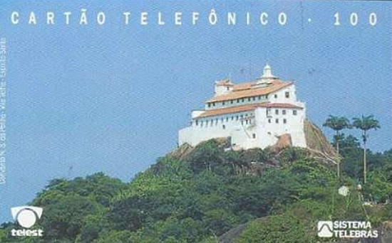 Cartão telefônico - Telest - Convento da Penha