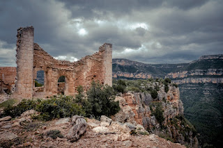 Ruinas de muralla Castillo Chirel, Cortes Pallás