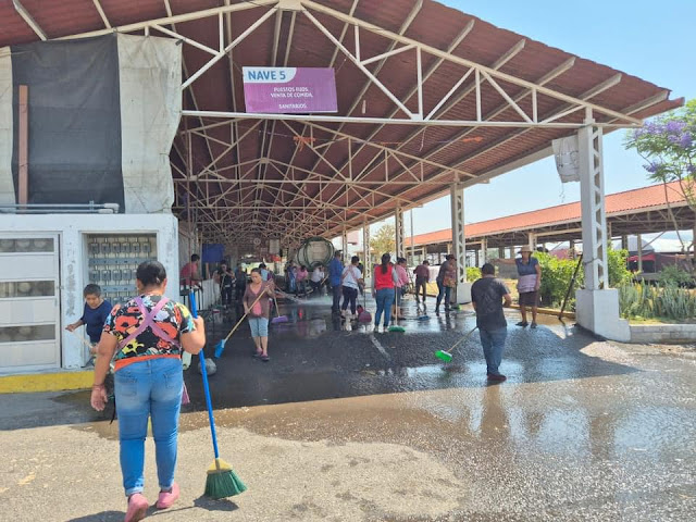 Como cada mes, SOAPAMA apoyó con la limpieza de la Plazuela de Santa Rita