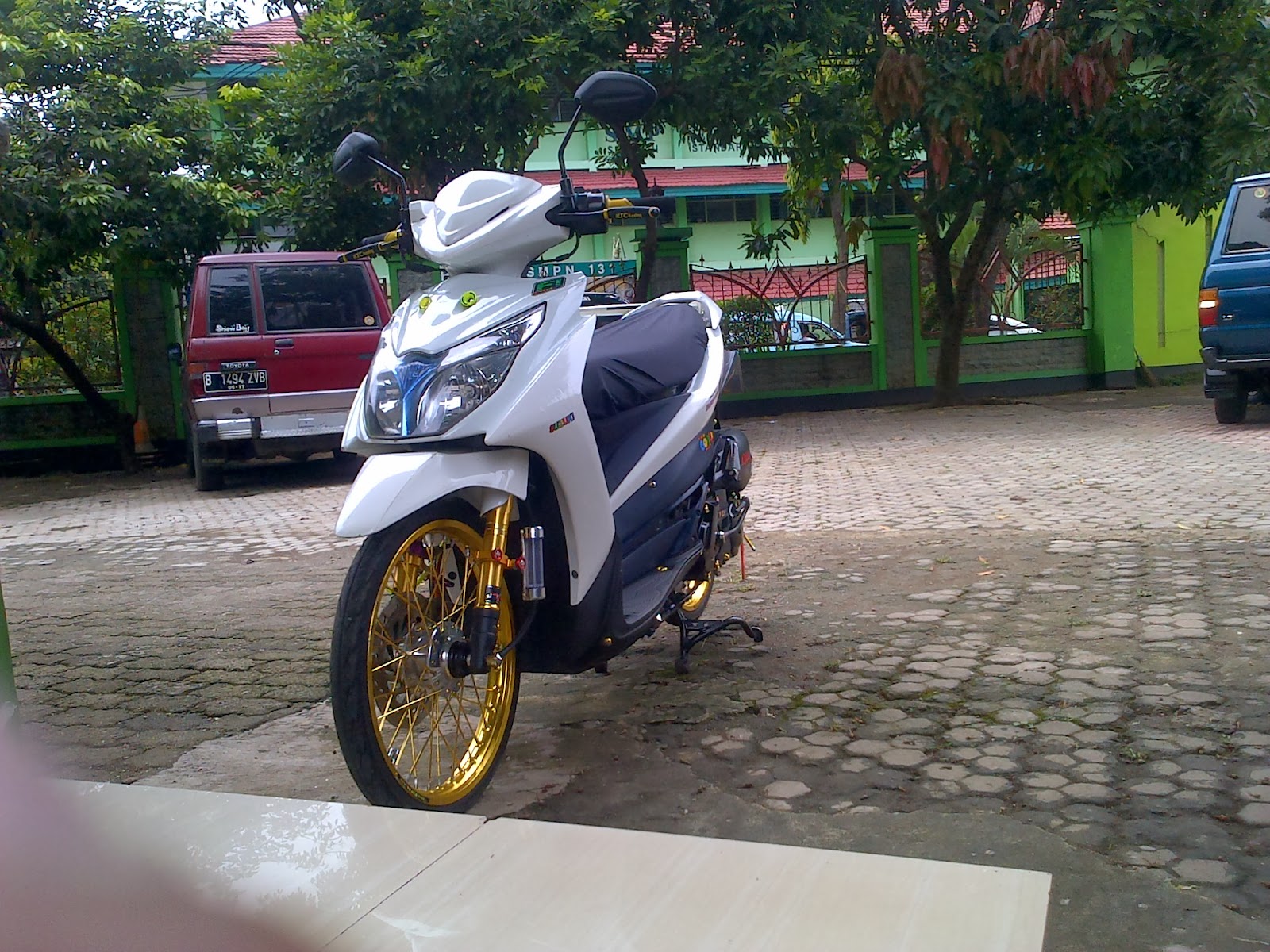 CONTOH MODIFIKASI SUZUKI HAYATE 125