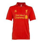 home & away Liverpool 20122013 shirtcamiseta Liverpool Warrior