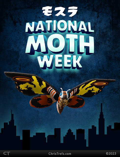Mothra for National Moth Week by Chris Trefz