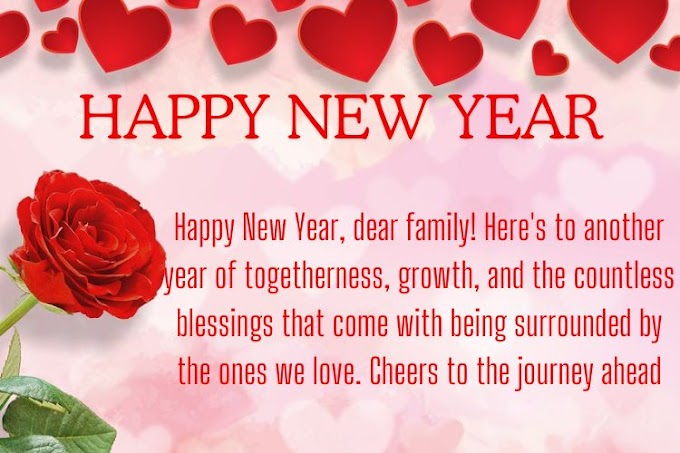 Happy New Year 2024 Love Wishes | New Eear 2024 | New Year family Love message