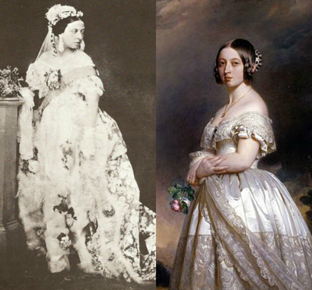 History of wedding dress white