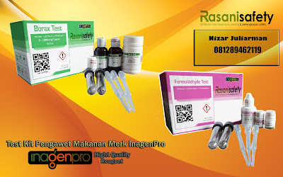 Toko Jual Reagent Test Kit Pengawet Makanan Murah Merk InagenPro lokasi alamat penjual tempat cari beli pesan order pesan online alat cek uji deteksi cepat formalin akurat mudah daftar harga agen supplier distributor reseller