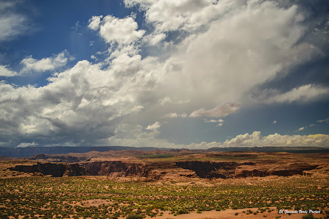 Horseshoe Bend, cráteres desde el sendero - Arizona, por El Guisante Verde Project