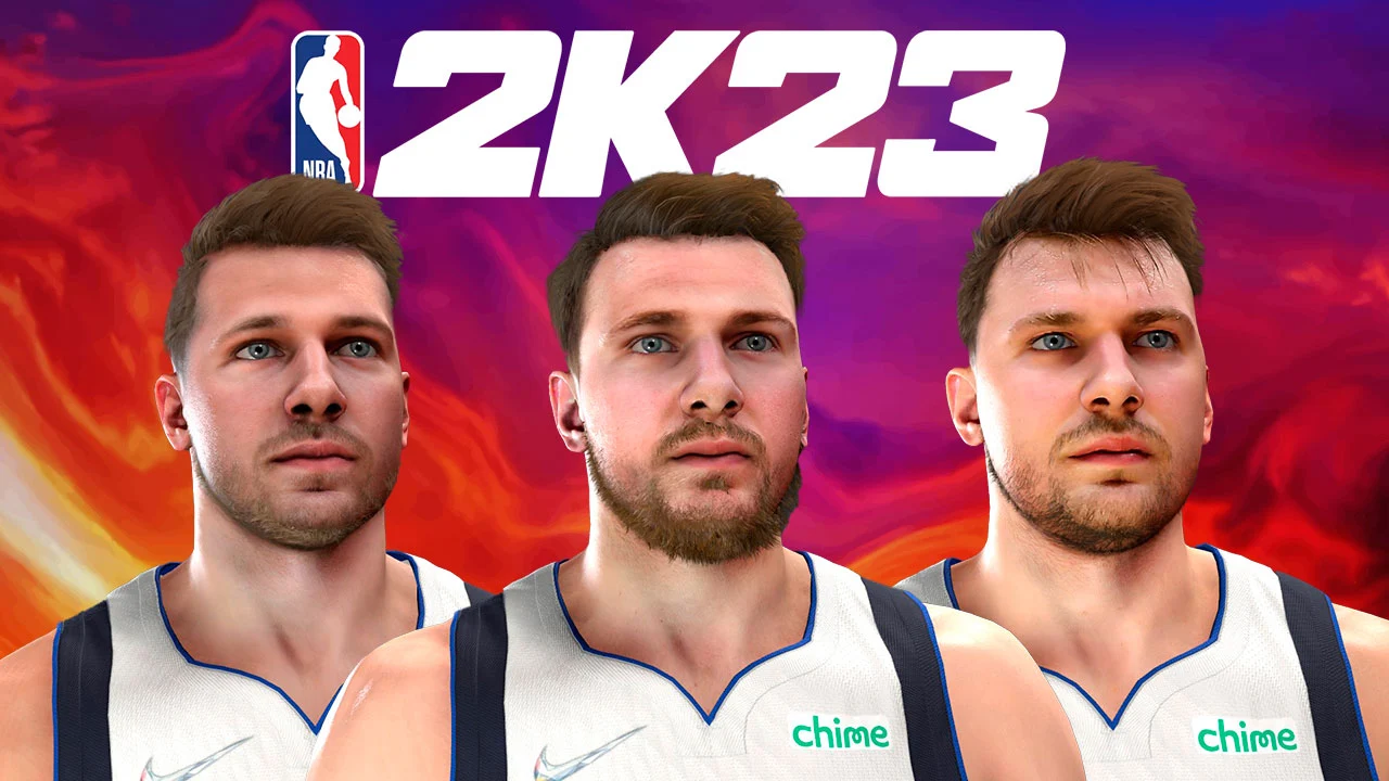NBA 2K23 Best Luka Doncic Cyberface