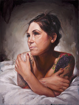 Amazing Tattooed Water Painting Portrait Pictures