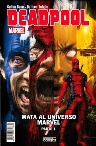 Portada del cómic Deadpool mata al universo Marvel