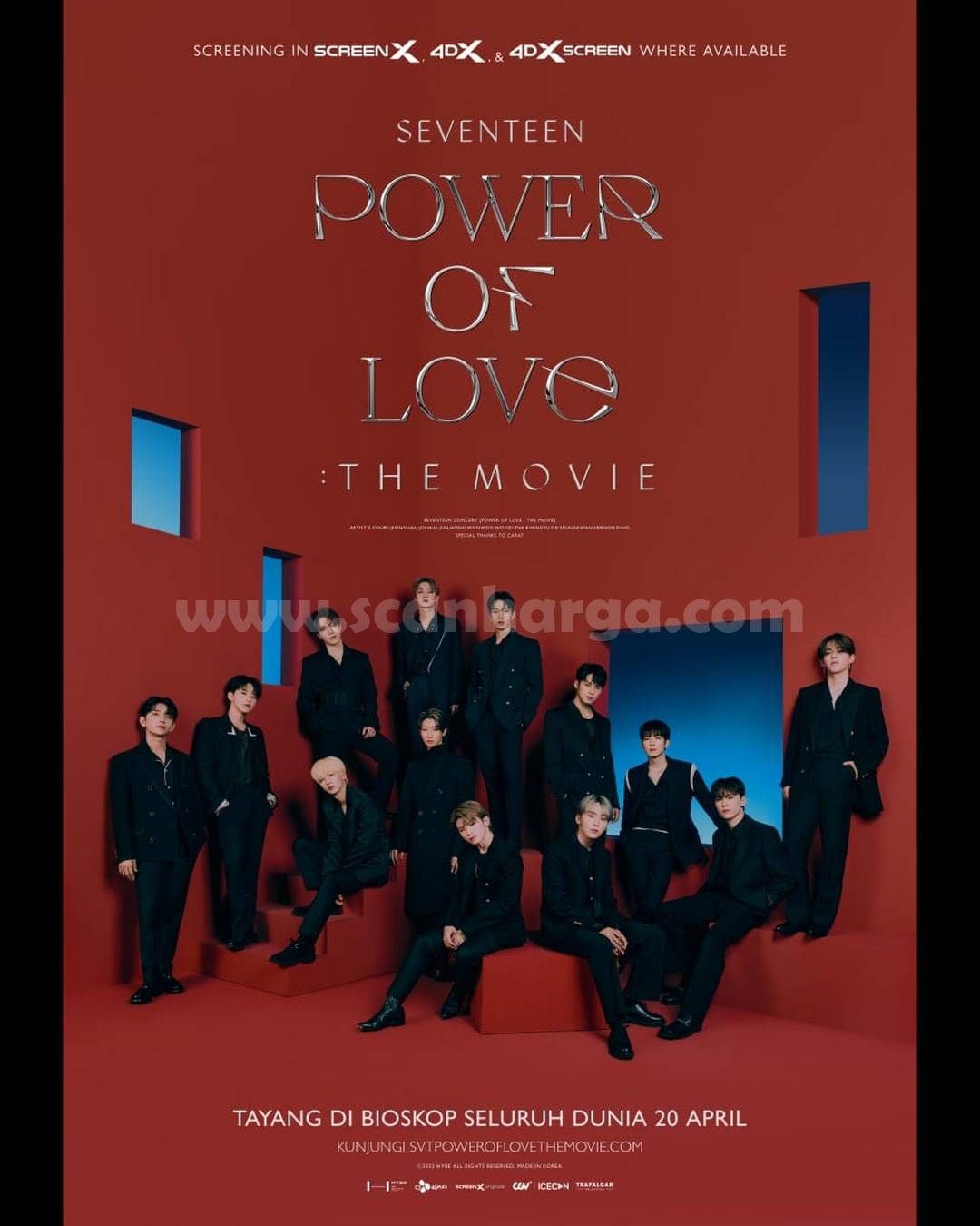 PRESALE TIKET SEVENTEEN POWER OF LOVE THE MOVIE di CGV CINEMA