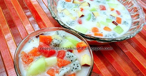 RESEP ES BUAH SUSU CAMPUR BUAH NAGA - Aneka Resep Masakan 