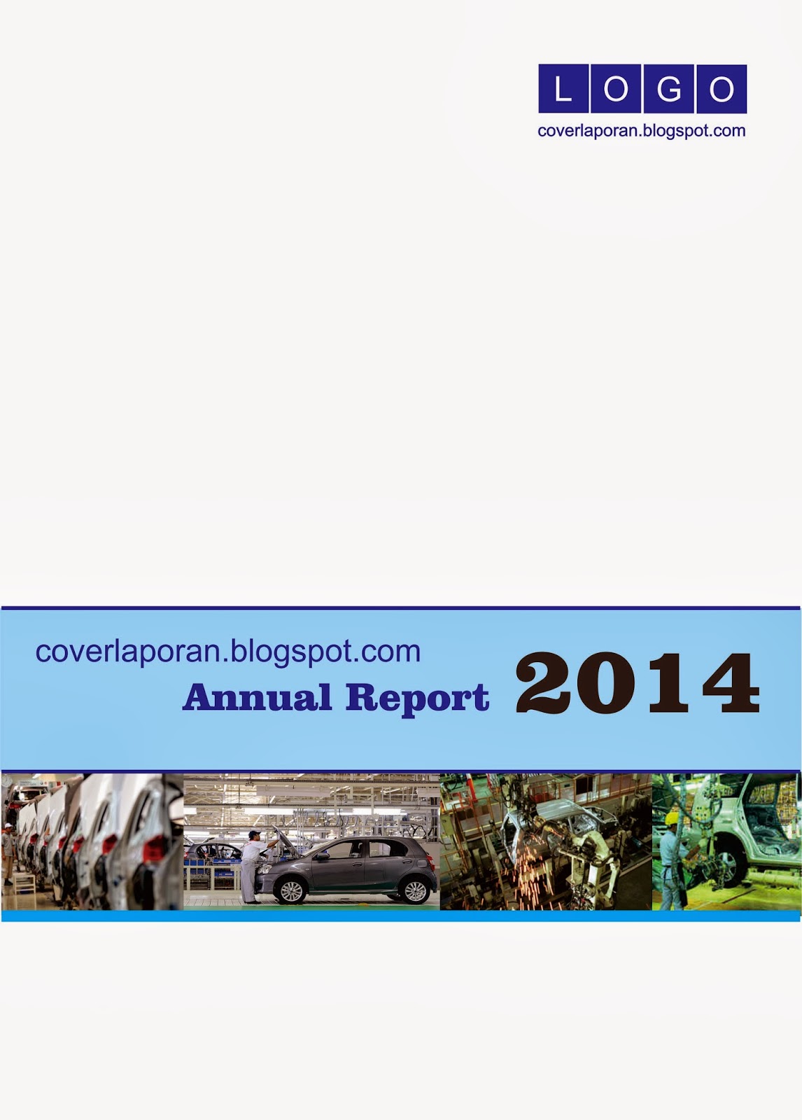 Cover Report Putih - Download Contoh Cover Laporan