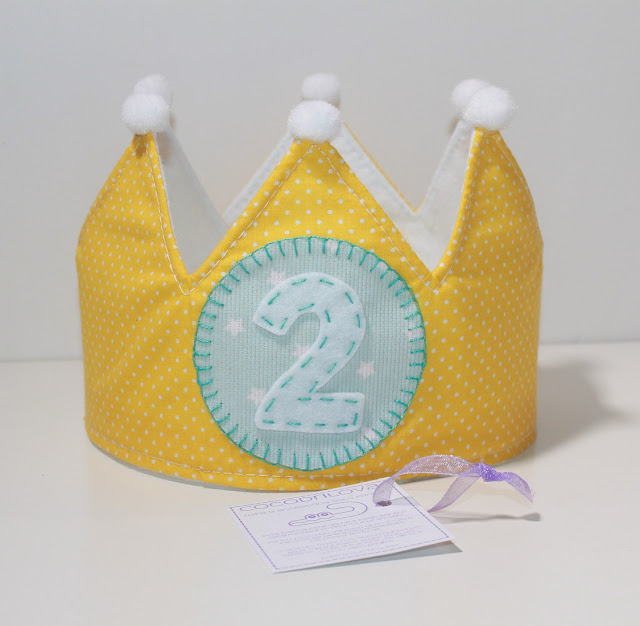 corona cumpleaños 2 años patito