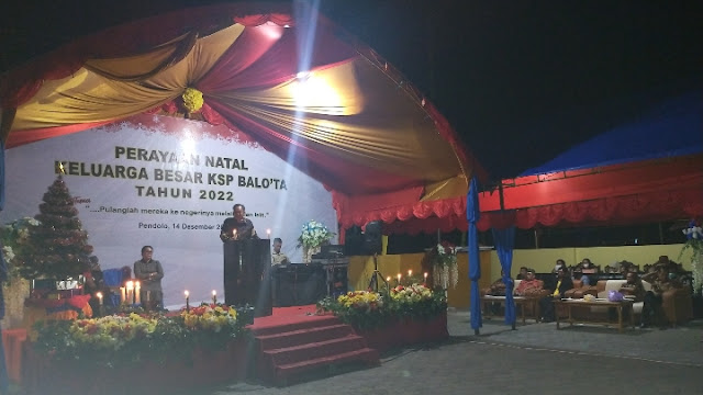 KSP BALO'TA Rayakan Natal Nasional di Pendolo, Sulawesi Tengah