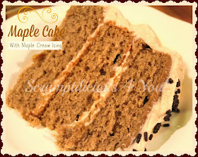 Maple Cake with Maple Icing