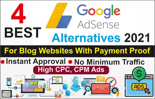 4-Best-Adsense-Alternatives-2021-Instant-Approval-for-Publisher-Blog-Website