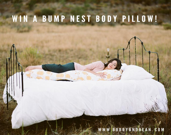 Bump Nest Pregnancy Pillow Giveaway // Bubby and Bean