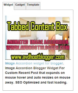 Handsome Tabbed Content Box widget For Blogger Like wordpress