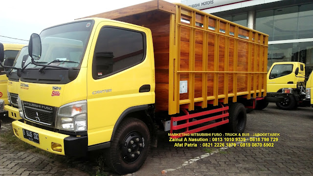 mitsubishi colt diesel bak kayu rangka besi 