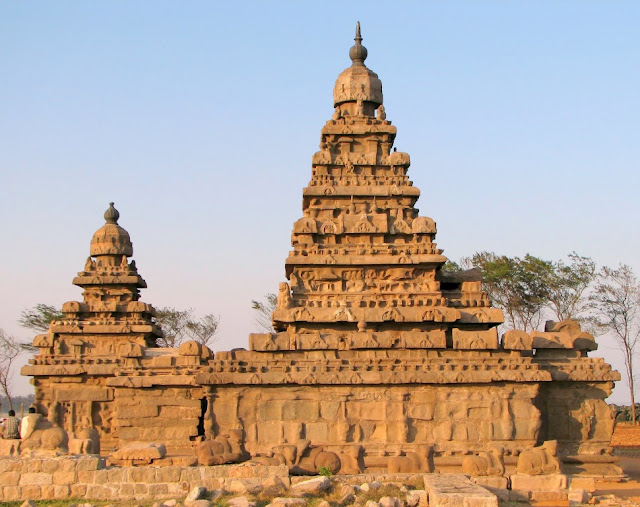 Two towers of Shore temple - UNESCO   World Heritage Site - Mahabalipuram India - Pick, Pack, Go