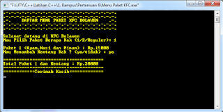 Screenshot Run Program 1