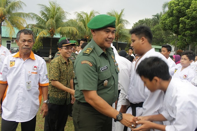 Kodim 0508/Depok Lepas 113 Atlit Karate