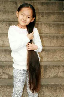 Model rambut panjang lurus cantik terbaru anak perempuan