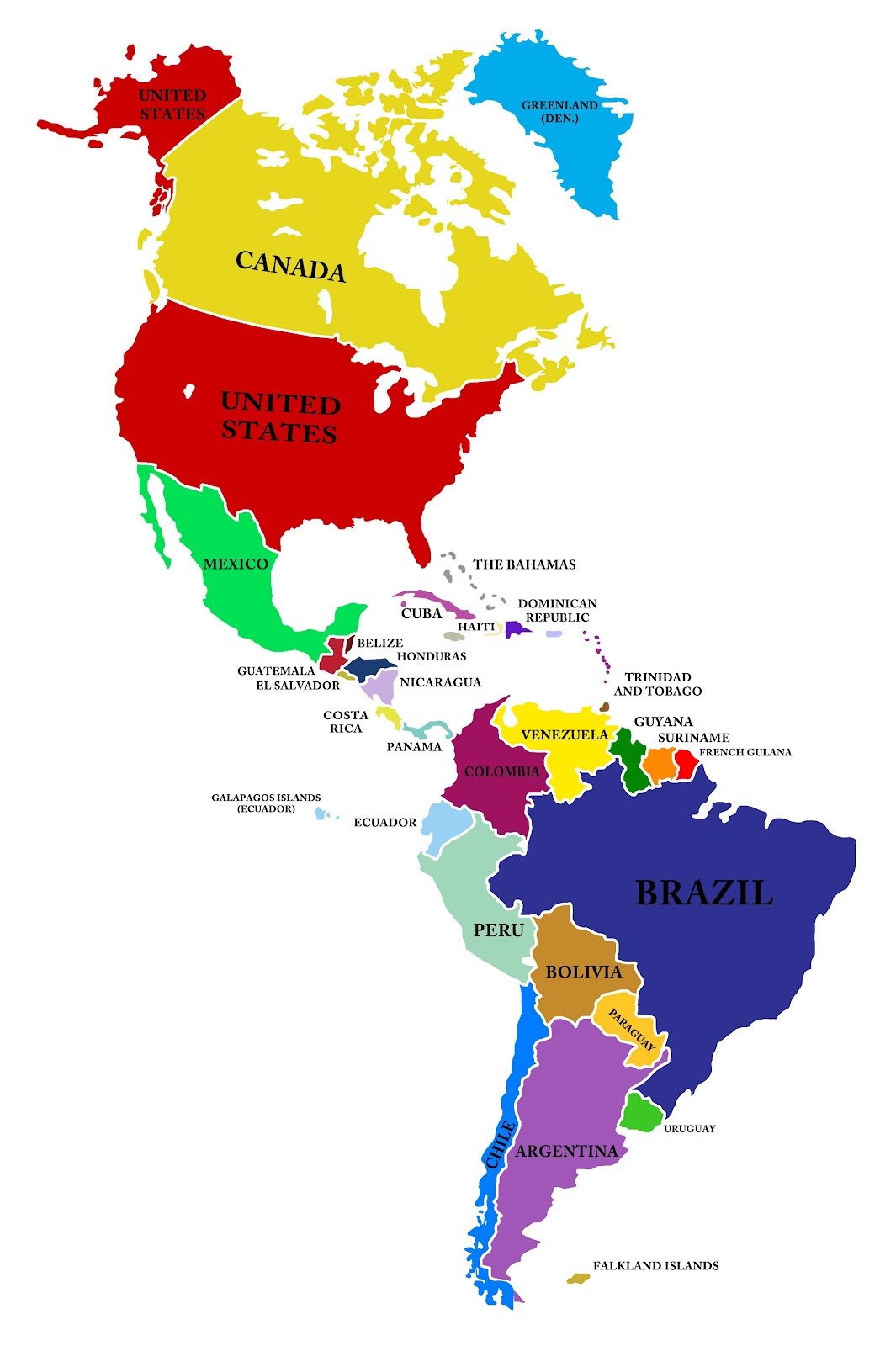 mapa-de-america-incluye-america-del-norte-america-central-y-america ...