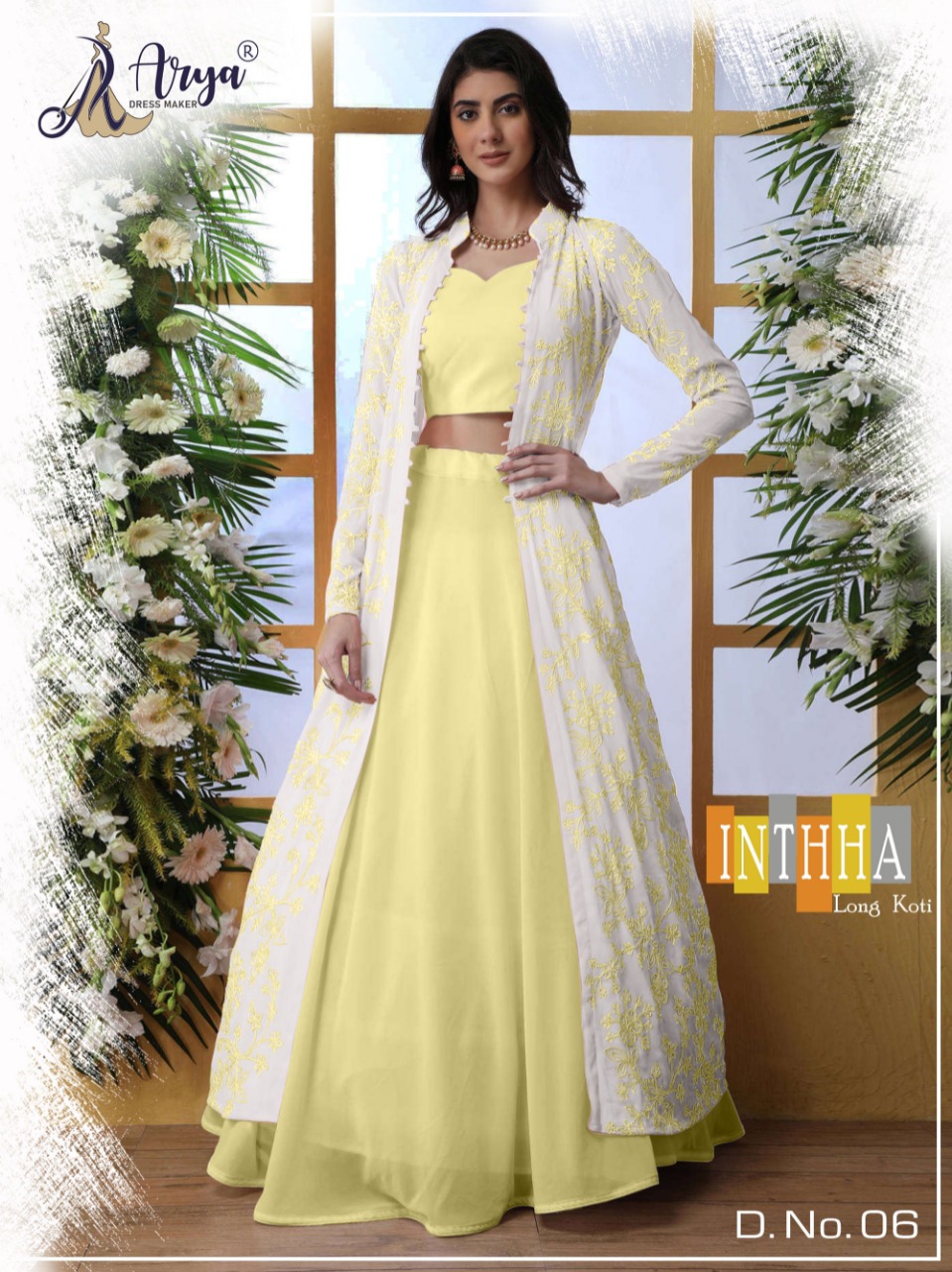 Aryadress Inthha Branded Crop Top Skirt Jacket Catalog Lowes