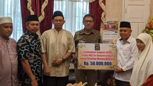 F-PKS se Sumbar Sumbang Bantuan untuk Wamena