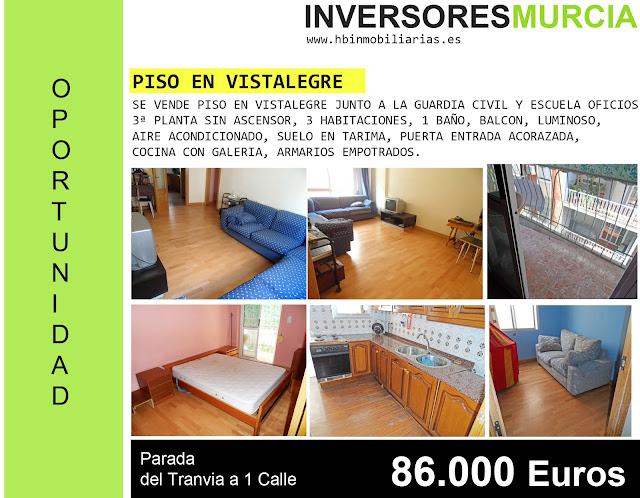 se vende piso en vistalegre