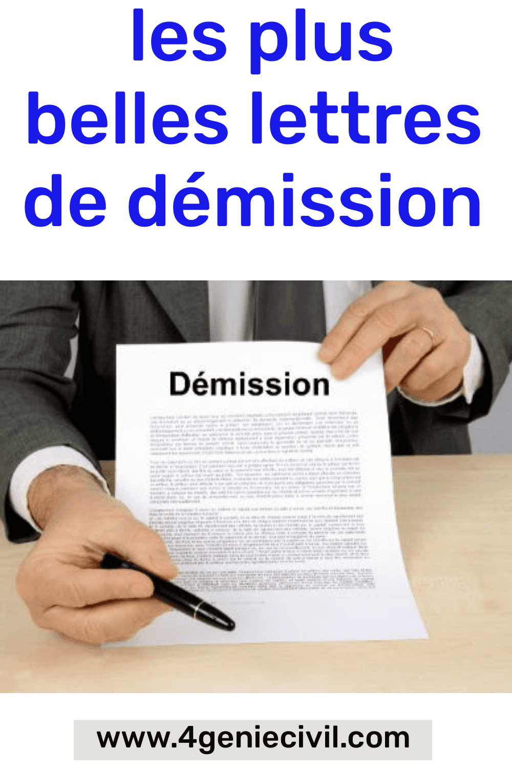 exemples de lettres de démission sont professionnels et bien rédigés